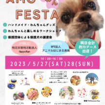 'Amo わん 🐾 Festa  in ブランチ松井山手　2023/05/28